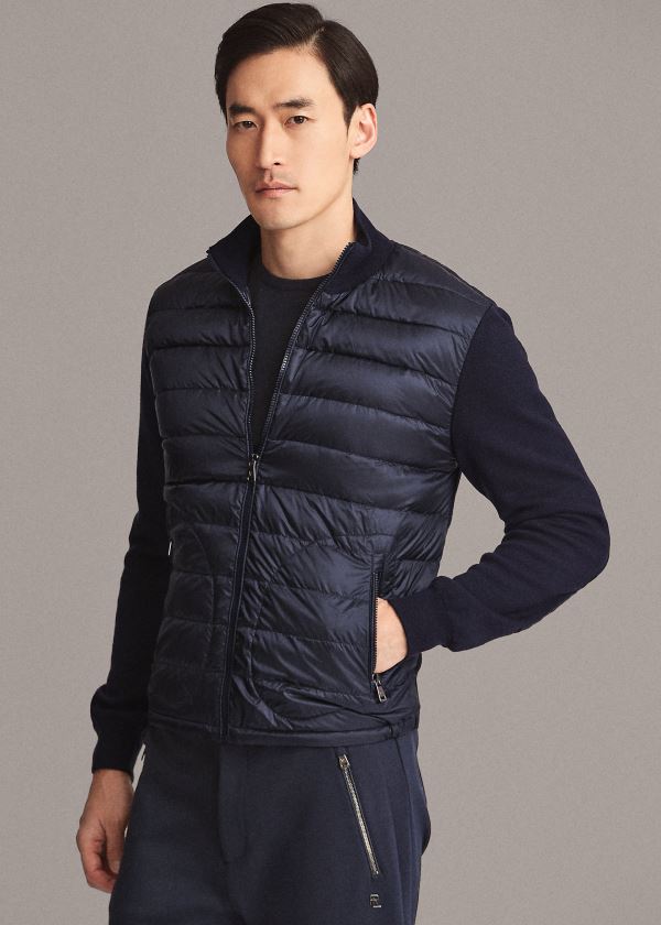 Jaqueta Pena De Ganso Ralph Lauren RLX Hybrid Homem 86541-UGHE